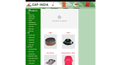 Desktop Screenshot of capindia.com