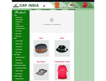 Tablet Screenshot of capindia.com